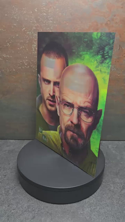 Breaking Bad Jesse & Walter - 3D Lentikularbild mit 2 Motiven