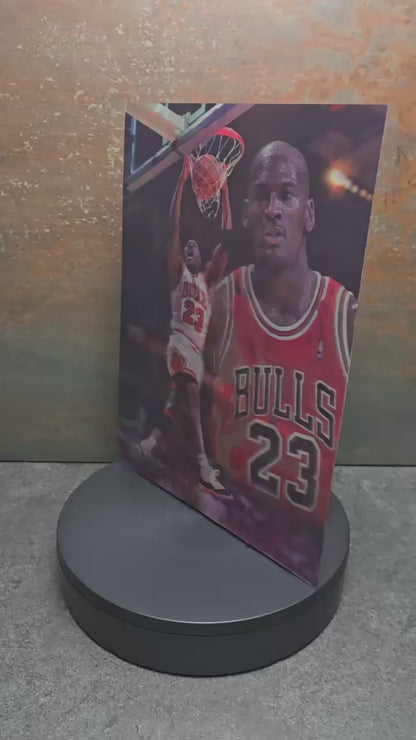 Michael Jordan - 3D Lentikularbild mit 2 Motiven