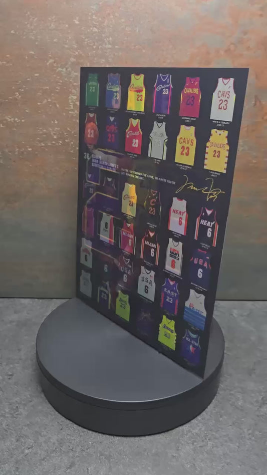 LeBron James - 3D Lentikularbild mit 2 Motiven