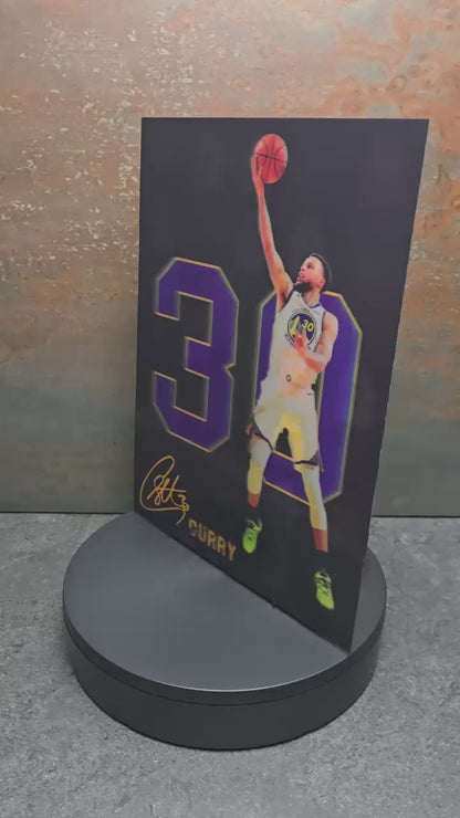 Stephen Curry - 3D Lentikularbild mit 2 Motiven