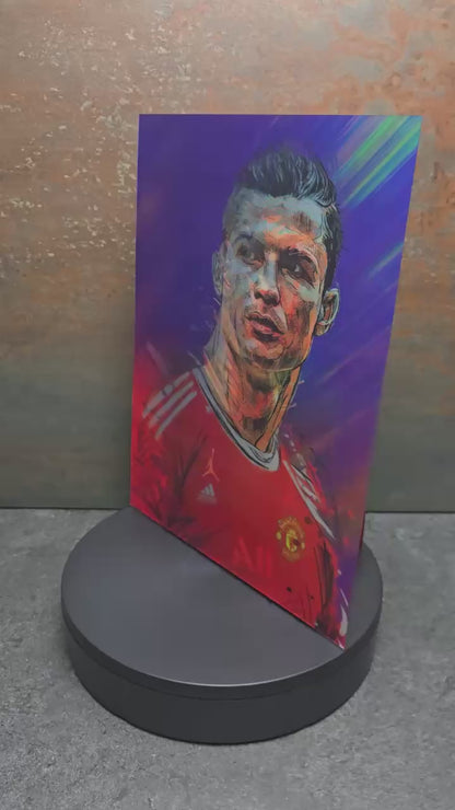 Ronaldo & Messi - Fußball Legenden | 3D Lentikularbild