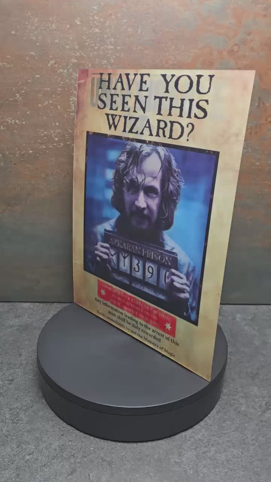 Harry Potter Wanted Posters - 3D Lentikularbild mit 2 Motiven