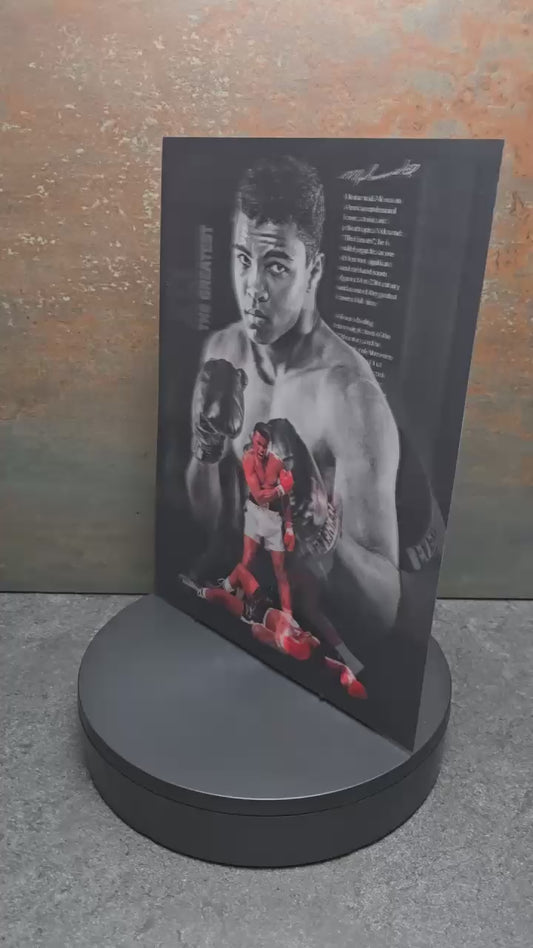 Muhammad Ali - 3D Lentikularbild mit 2 Motiven