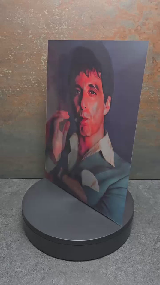 Scarface Tony Montana V2 - 3D Lentikularbild mit 3 Motiven