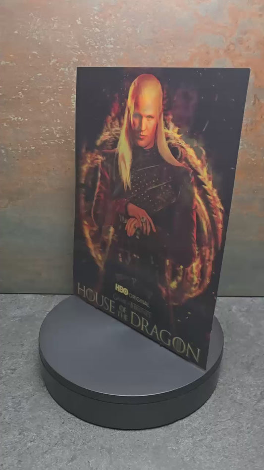 House of the Dragon Targaryens - 3D Lentikularbild mit 3 Motiven