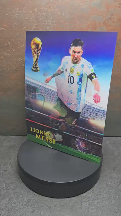 Lionel Messi Barcelona - 3D Lentikularbild mit 3 Motiven
