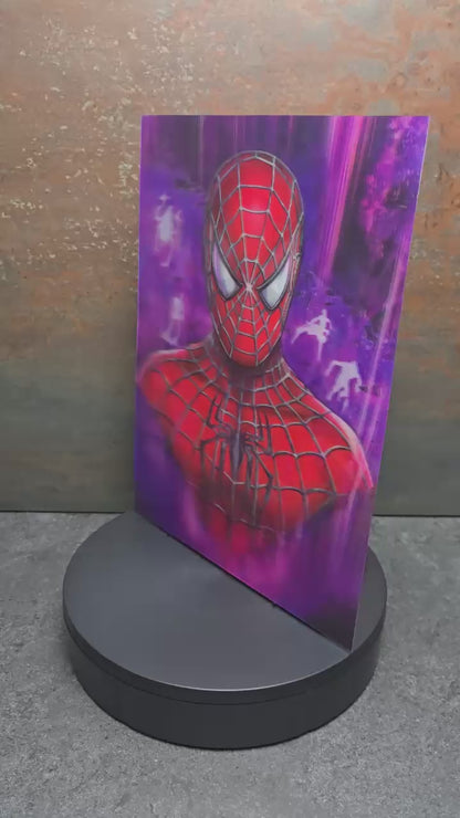 Spider-Man 3 Kostüme - 3D Lentikularbild mit 3 Motiven