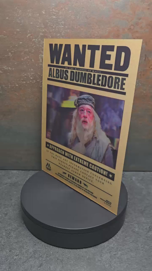 Harry Potter Wanted Posters V2 - 3D Lentikularbild mit 3 Motiven