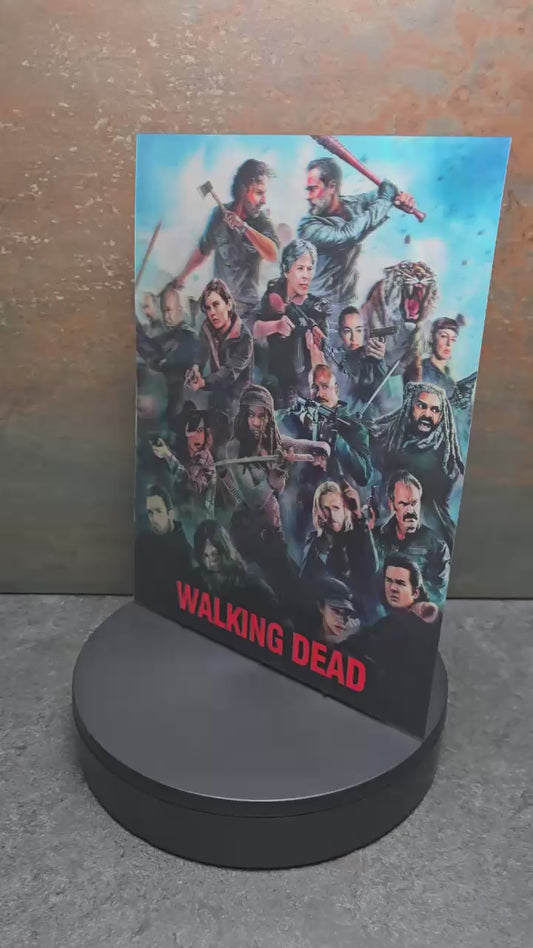 The Walking Dead Montage - 3D Lentikularbild mit 3 Motiven