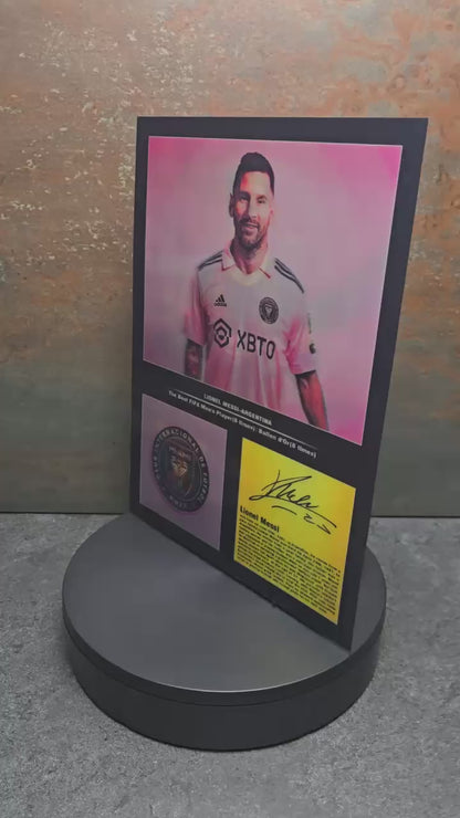 Lionel Messi Argentina - 3D Lentikularbild mit 3 Motiven