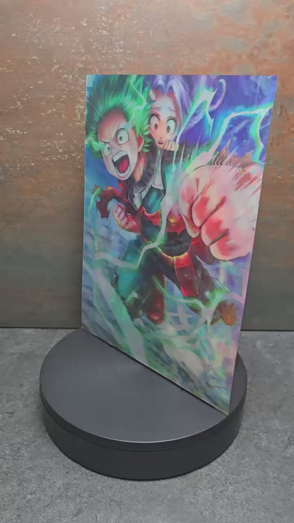 My Hero Academia Helden - 3D Lentikularbild mit 3 Motiven