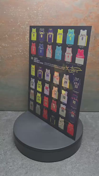 Kobe Bryant - 3D Lentikularbild mit 2 Motiven